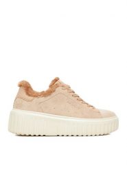 Beverly Hills Polo Club Sneakersy CEO-BHPC2024/12/28 Beżowy. Brązowe obuwie sportowe damskie Beverly Hills Polo Club, z materiału, bez zapięcia. Za 259.99 zł.