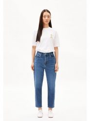 Armedangels Dżinsy ''Mairaa'' - Mom fit - w kolorze niebieskim rozmiar: W33/L32. Niebieskie jeansy damskie ARMEDANGELS, z podwyższonym stanem. Za 274.95 zł.
