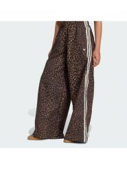 Adidas Spodnie dresowe Leopard Firebird JW7302 Brązowy Wide Leg. Brązowe spodnie dresowe damskie Adidas, m, bez wzorów, z dresówki. Za 529.99 zł.