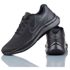 Buty Do Biegania Damskie Nike Star Runner 3. Czarne obuwie sportowe damskie Nike, bez zapięcia, do biegania. Za 181.30 zł.