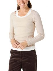 Timezone Koszulka w kolorze beżowym rozmiar: L. Brązowe koszulki damskie Timezone, l, bez wzorów, bez kołnierzyka, bez ramiączek. Za 83.03 zł.