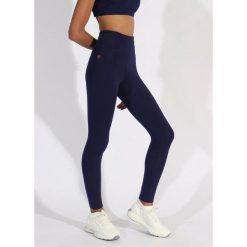 Damskie legginsy PlayerLayer Eco, granatowe, XS. Niebieskie legginsy damskie YVETTE, xs, bez wzorów. Za 165.99 zł.