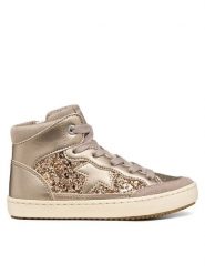 Geox Sneakersy J Kalispera Girl J664GB 0NFEW C6028 S Złoty. Żółte buty sportowe dziewczęce Geox, ze skóry, bez zapięcia. Za 319.99 zł.