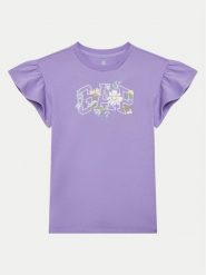Gap Sukienka codzienna 738639-01 Fioletowy Relaxed Fit. Fioletowe sukienki dziewczęce GAP, bez wzorów, z bawełny, bez ramiączek, proste. Za 119.99 zł.