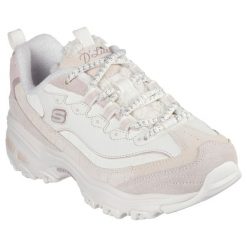 Tenisówki Skechers Model Dlites - Cold Days Kolor Beżowy. Brązowe trampki damskie Skechers, bez wzorów, z materiału, bez zapięcia. Za 359.99 zł.