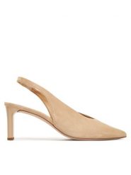 HÖGL Czółenka Cailee 9-106812 Beżowy. Brązowe czółenka damskie Högl, bez wzorów, ze skóry, bez obcasa. Za 439.99 zł.