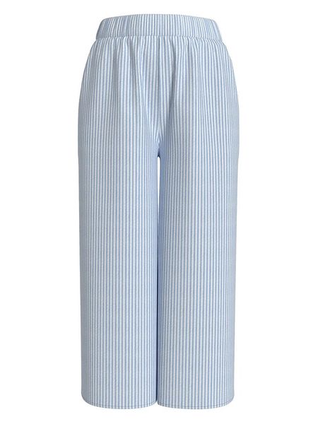 Vila Spodnie w kolorze błękitnym rozmiar: 38. Niebieskie spodnie materiałowe damskie Vila, bez wzorów, z materiału. Za 74.63 zł.