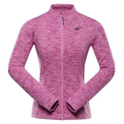 Bluza damska turystyczna szybkoschnąca Alpine Pro Golla 2. Czerwone bluzy damskie Alpine Pro, l, bez wzorów, z elastanu, bez kaptura. Za 299.00 zł.