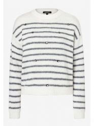 More & More Sweter w kolorze białym rozmiar: 46. Białe swetry klasyczne damskie More & More, z wełny, bez kołnierzyka. Za 248.45 zł.