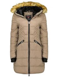 ANAPURNA Parka "Bolmen" w kolorze szarobrązowym rozmiar: S. Brązowe parki damskie ANAPURNA, s, bez kaptura. Za 175.67 zł.