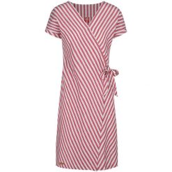 Loap Nelly damska sukienka kopertowa, XS. Białe sukienki damskie ZOOPLEMENTS, bez wzorów, z bawełny, klasyczne, bez ramiączek. Za 185.99 zł.