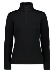 CMP Bluza polarowa w kolorze czarnym rozmiar: 36. Czarne bluzy damskie CMP, bez wzorów, z materiału, bez kaptura. Za 113.10 zł.