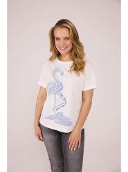 LIEBLINGSSTÜCK Koszulka "Dianele" w kolorze białym rozmiar: XXL. Białe bluzki damskie LIEBLINGSSTÜCK, xxl, bez wzorów, bez kołnierzyka, bez ramiączek. Za 146.95 zł.