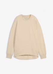 Bluza oversize. Niebieskie bluzy damskie bonprix, bez wzorów, bez kaptura. Za 87.99 zł.