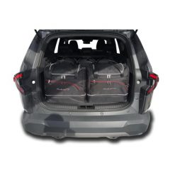 Torby Do Bagażnika Dacia Bigster Mhev 2025+ 5Szt Kjust. Czarne torby podróżne KJUST, bez wzorów. Za 1,515.00 zł.