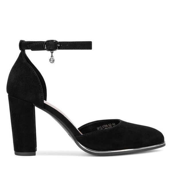 Czółenka Lasocki. Czarne czółenka damskie Lasocki, bez wzorów, bez obcasa. Za 229.99 zł.