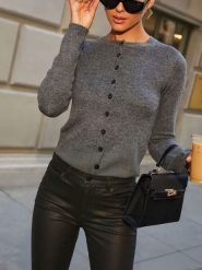 LA Angels Kardigan w kolorze szarym rozmiar: L. Szare kardigany damskie LA Angels, l, bez wzorów. Za 152.99 zł.