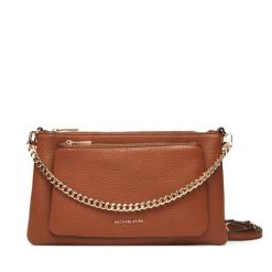Torebka MICHAEL Michael Kors. Brązowe listonoszki damskie MICHAEL Michael Kors, bez wzorów, bez dodatków. Za 789.99 zł.