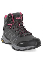 Dlx Arlington Ii - Damskie buty turystyczne Dlx Charcoal. Czerwone obuwie trekkingowe damskie Trespass, z materiału, bez zapięcia. Za 521.18 zł.