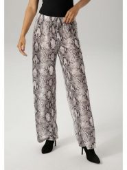 Aniston Spodnie w kolorze szarym rozmiar: 40. Szare spodnie materiałowe damskie Aniston, bez wzorów, z materiału. Za 43.99 zł.