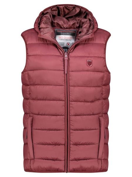 Geographical Norway Kamizelka pikowana "Vatikotal" w kolorze bordowym rozmiar: M. Czerwone kamizelki damskie Geographical Norway, m, bez wzorów, bez kaptura. Za 127.95 zł.