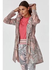 TATUUM Płaszcz przejściowy w kolorze jasnoróżowo-szarym rozmiar: 40. Różowe płaszcze damskie TATUUM, bez wzorów, z bawełny, bez kaptura. Za 280.44 zł.