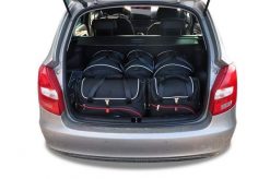 Torby Do Bagażnika Skoda Fabia Kombi 2007-2014 5Szt Kjust. Czarne torby podróżne KJUST, bez wzorów, z kauczuku. Za 1,415.00 zł.