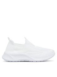 JENNY Sneakersy WFA270923-2 Biały. Białe obuwie sportowe damskie Jenny, z materiału, bez zapięcia. Za 63.99 zł.