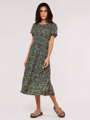 Apricot Sukienka w kolorze zielonym rozmiar: L. Zielone sukienki damskie Apricot, bez wzorów, bez ramiączek. Za 104.99 zł.