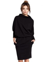 Be Wear Sukienka w kolorze czarnym rozmiar: XXL/3XL. Czarne sukienki damskie Be Wear, bez wzorów, bez ramiączek. Za 154.07 zł.