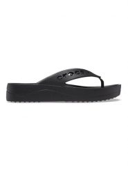 Crocs Japonki "Baya" w kolorze czarnym rozmiar: 41/42. Czarne klapki damskie Crocs, bez wzorów, z otwartym noskiem, bez obcasa, bez zapięcia. Za 124.11 zł.