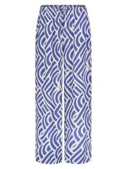 Eight2Nine Spodnie w kolorze niebiesko-kremowym rozmiar: XS. Niebieskie spodnie materiałowe damskie Eight2Nine, bez wzorów, z materiału. Za 82.99 zł.