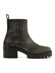 Lazamani Skórzane sztyblety w kolorze antracytowym rozmiar: 38. Czarne botki damskie Lazamani, sportowe, bez obcasa, bez zapięcia. Za 327.95 zł.