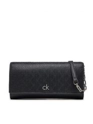 Calvin Klein Torebka Ck Daily Wallet Mini Bag_Mono K60K612853 Czarny. Czarne listonoszki damskie Calvin Klein, bez wzorów, ze skóry, bez dodatków. Za 189.99 zł.
