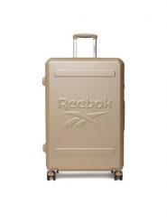 Reebok Walizka duża CEO-RBK-WAL-023-CCC-L-1 Beżowy. Brązowe walizki Reebok, bez wzorów, z tworzywa sztucznego, duże. Za 349.99 zł.