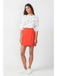 SKFK Spódnica "Gaintza" w kolorze pomarańczowym rozmiar: 34. Pomarańczowe spódnice damskie SKFK, bez wzorów, mini. Za 65.99 zł.