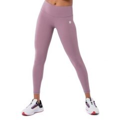 Legginsy sportowe ze średnim stanem Fitness Siroko Luxe. Fioletowe legginsy damskie SIROKO, z nylonu, na fitness i siłownię. W wyprzedaży za 90.95 zł.