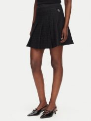 KARL LAGERFELD Spódnica mini B3W12021 Czarny A-Line Fit. Czarne spódnice damskie KARL LAGERFELD, bez wzorów, z syntetyku, mini. Za 999.99 zł.