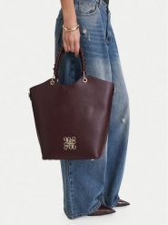 Nine West Torebka EO-HIDDEN CHARM-LDA9444 Bordowy. Czerwone torebki klasyczne damskie Nine West, ze skóry, bez dodatków. Za 299.99 zł.