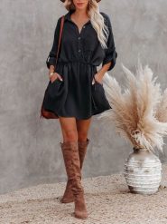 LA Angels Sukienka w kolorze czarnym rozmiar: M. Czarne sukienki damskie LA Angels, bez wzorów, bez ramiączek. Za 173.99 zł.