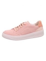 Legero Skórzane sneakersy "Rejoise" w kolorze jasnoróżowym rozmiar: 40. Różowe obuwie sportowe damskie Legero, bez zapięcia. Za 298.67 zł.