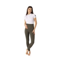 Damskie legginsy jeździeckie Horze Janine. Szare legginsy damskie HORZE, l, bez wzorów, z materiału. Za 283.65 zł.