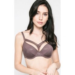 Marlies Dekkers - Biustonosz Plum Truffle Brown. Brązowe biustonosze Marlies Dekkers, z haftami, z elastanu. W wyprzedaży za 129.90 zł.