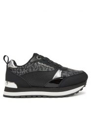MICHAEL Michael Kors Sneakersy MK01458001 Czarny. Czarne trampki dziewczęce MICHAEL Michael Kors, bez wzorów, ze skóry, bez zapięcia. Za 339.99 zł.