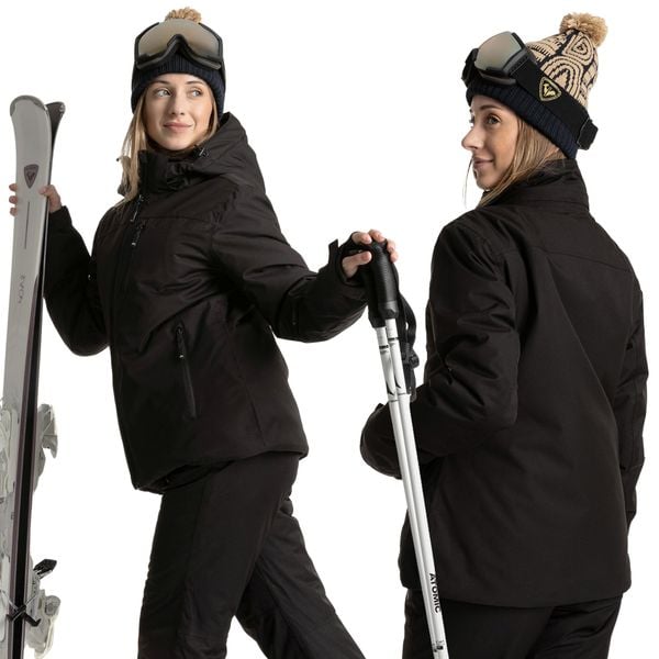 Kurtka narciarska damska KADVA Edge X Jacket. Czarne kurtki sportowe damskie KADVA, na jesień, l, bez wzorów, z materiału, bez kaptura. Za 249.99 zł.