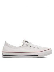 Converse Trampki CHUCK TAYLOR ALL STAR SHORELINE 537084C Biały. Białe trampki damskie Converse, bez wzorów, z materiału, bez zapięcia. Za 239.99 zł.