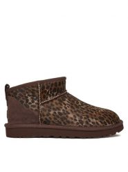 Ugg Śniegowce W Classic Ultra Mini 1158328 Brązowy. Brązowe śniegowce damskie Ugg, ze skóry. Za 809.99 zł.