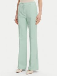 Maryley Spodnie materiałowe 25EB587/43SP Zielony Regular Fit. Zielone spodnie materiałowe damskie Maryley, bez wzorów, z materiału. W wyprzedaży za 179.99 zł.