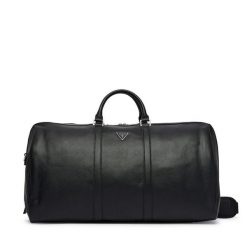Torba podróżna Guess. Czarne torby podróżne Guess, z aplikacjami. Za 824.99 zł.