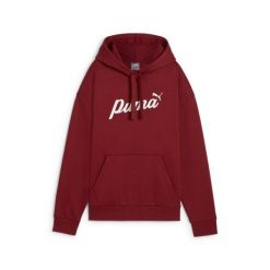 Bluza damska z kapturem Puma Ess+ Script. Białe bluzy damskie Puma, xs, bez wzorów, z kapturem. W wyprzedaży za 227.20 zł.